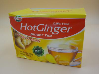 Ginger Tea com caloria de Honey Instant Drink Powder Particle livra 10 G * 20 PCes