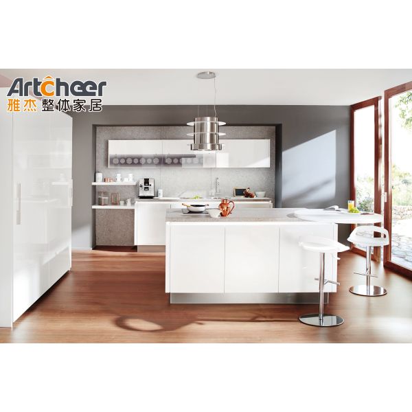 Aluminum Modular Kitchen Cabinet with Smart Hardware and Customizable Design