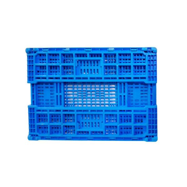 Collapsible Storage Bin Containe，52 Liter Transferheavy Duty Plastic Storage Box,Blue Milk Crates Heavy Duty Transit Storage Of Various Items