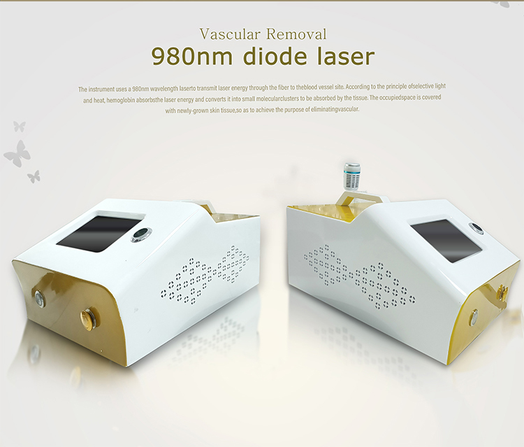 машина удаления вены паука лазера 60W для васкулярного диода 980nm наивысшей мощности