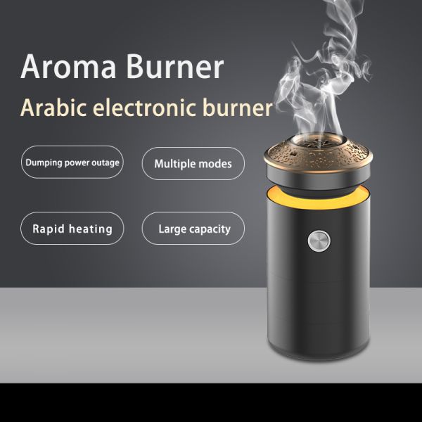 Luxury Alloy Portable Aroma Diffuser With Convenience Ambient Lighting