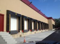 Revestimiento de la puerta del muelle de PVC extendido con funcionalidad extendida congelador frío carga retractable