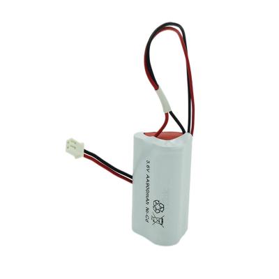 A bateria 3.6V de NiCd da iluminação de emergência esperou a vida 5 anos de AA900mAh