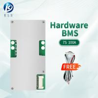 7S 80A 90A 100A Ion de litio NMC LifePO4 Batería BMS con función de equilibrio