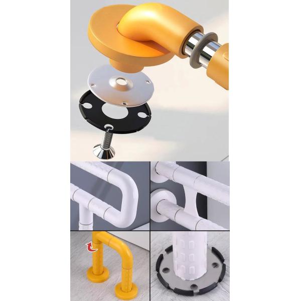 Multifunctional Stainless Steel Grab Bar , Anti Slip Bathroom Safety Rails For Elderly