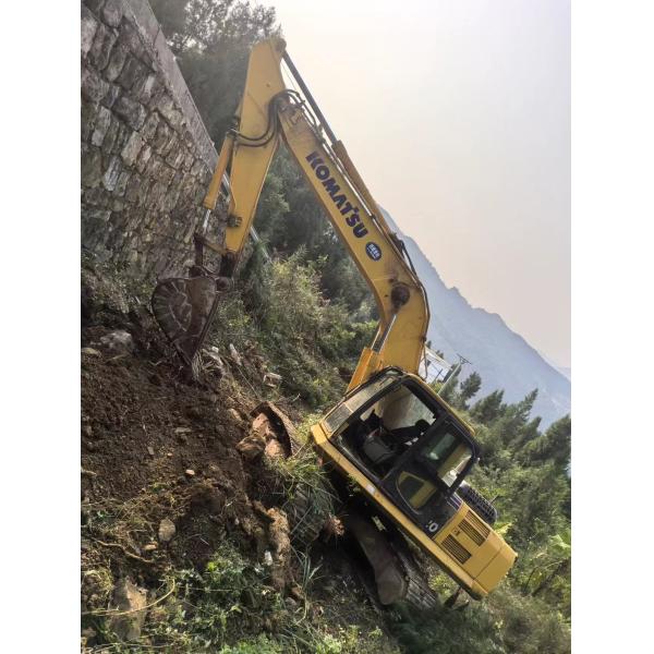 Original de Japón Marca Komatsu Excavadora de retroexcavadora Pc200-8 Usada con una enorme capacidad para la minería