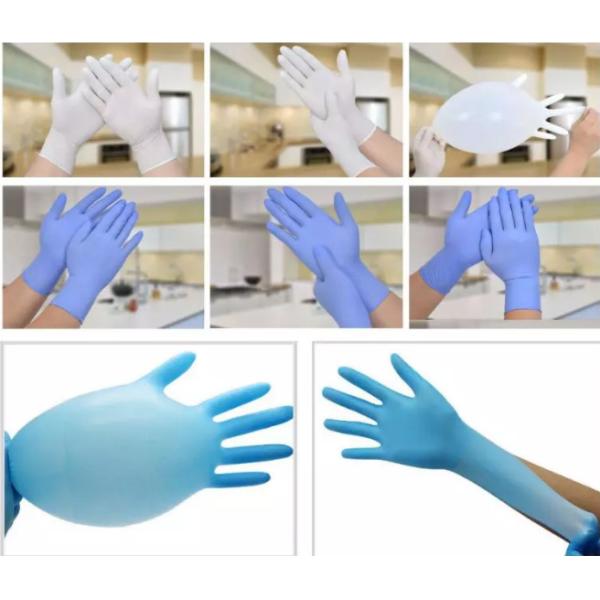 Breathable Exam Bulk Nitrile Disposable Gloves Medium