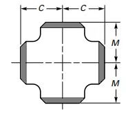 Seamless Equal Cross Stainless Steel Pipe Fitting ASME B16.9 ASTM A403 WP316/316L WP304/304L For Piping Solutions