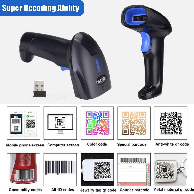 Беспроводной 2D читатель Bluetooth блока развертки кода Qr портативный для POS ПК IOS IPad планшета