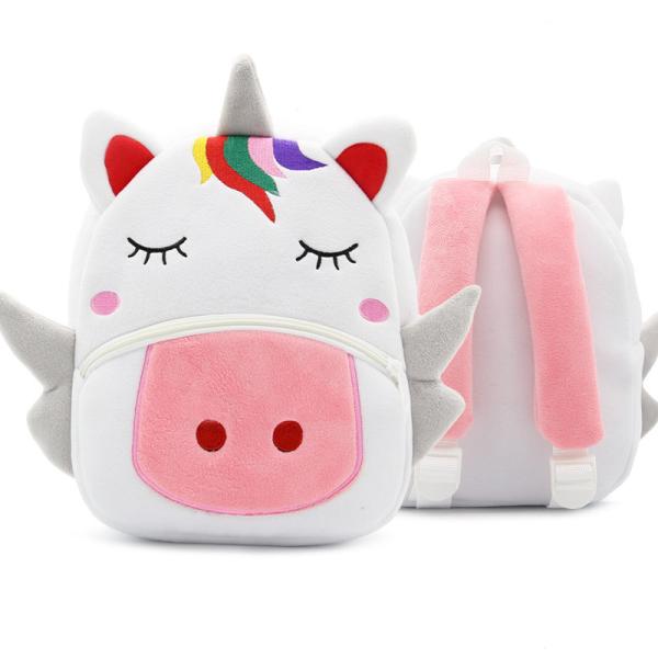 New Cute Cartoon Kids Plush Backpack Toy Mini School Bag Children's Gifts Kindergarten Boy Girl Baby Student Bags Lovely