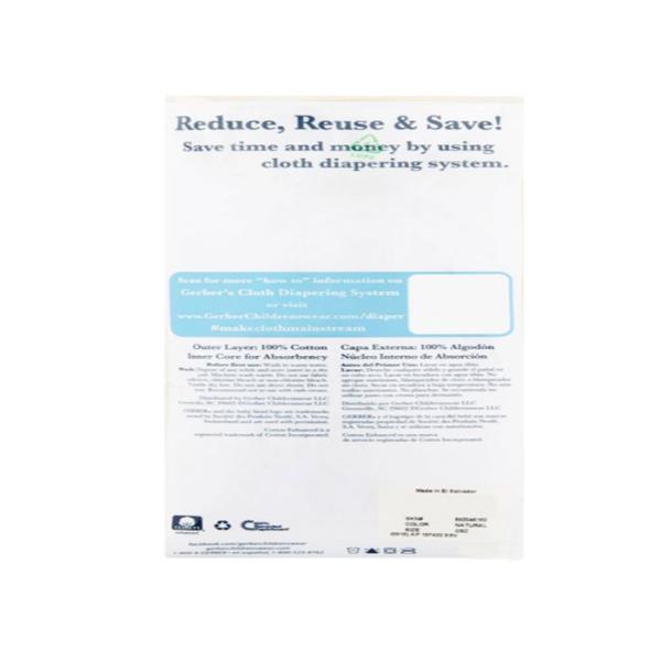 All In One Cloth Diapers , Infant Cloth Diapers 100% Cotton Wicks Away Moisture