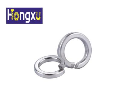 GB93-76 SS304 Plain Color Steel Spring Washer 300HV Circular Opening Gasket