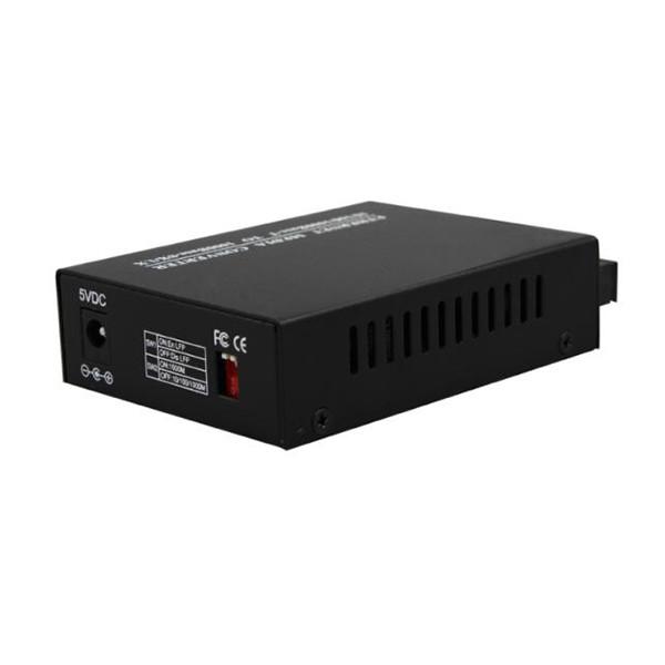 10 / 100 / 1000M Fiber Optic Media Converter To 120km For Single Mode