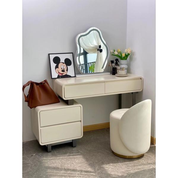 Rock Plate Modern Makeup Table Luxury Dressing Table With Drawers Hotel Bedroom