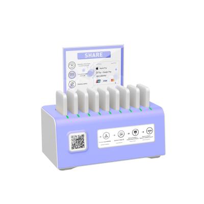 Do banco à prova de fogo do poder do quiosque do ABS sistema alugado 5000mAh*9 3500g