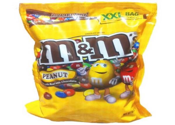 Multi Colored Candy Packaging Bags , Laminated Stand Up Plastic Pouches
