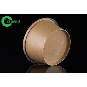 Логотип экологического качества еды изготовленный на заказ напечатал Biodegradable плошку для супа 8oz упаковки еды