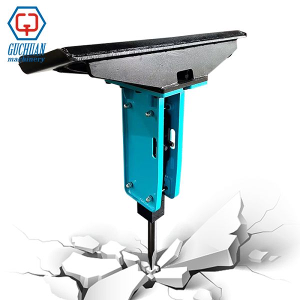 Open Type 168Kg SB30 Hydraulic Hammer 53mm Chisel for 2.5-4.5 Ton Skid Steer Loaders