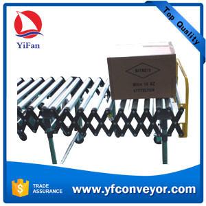 Flexible Expandable Gravity Zinc Plated Steel Roller Conveyor