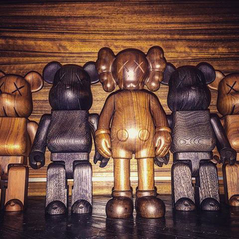 Mildewproof Hand Carved Wood Sculptures , Wooden Doll For Art