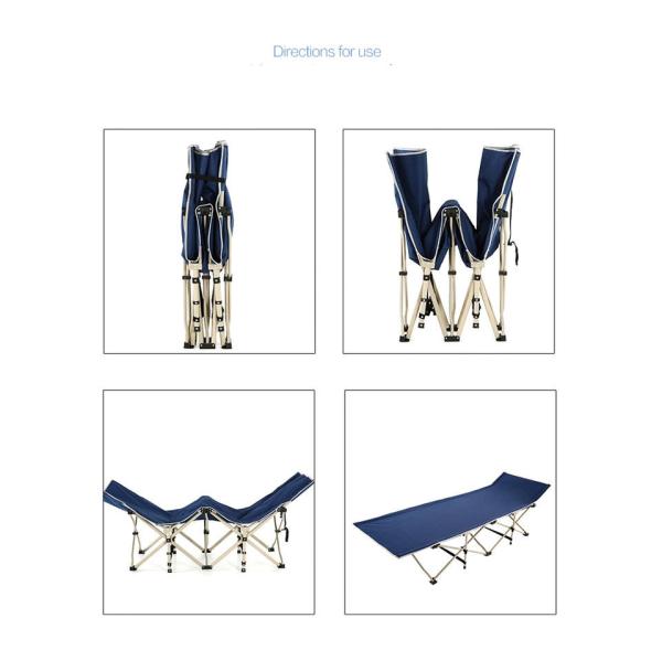 Lightweight Portable Outdoor Products Camping Foldable Comfortable Single Bed Portable Sleeping Cot Camp Office