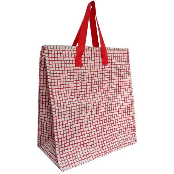 Sacos de compras de tecido laminados de plástico de tecido reciclado com fecho
