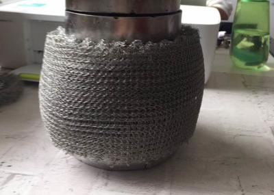 Eliminador de névoa da ordem feita sob encomenda de Mesh Pad Demister SS304 φ161mm da tubulação