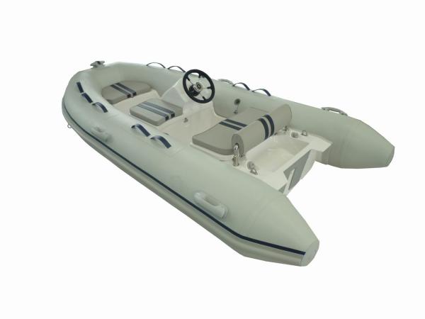 11 Ft 4 Person Inflatable Boat For Patrolling , Delicate Model Orca Hypalon Rib Boat