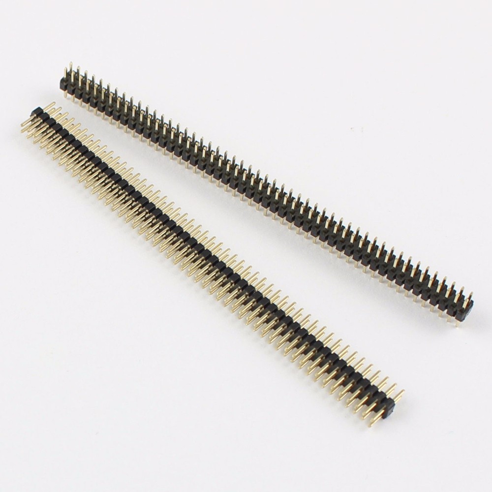 Pitch 1.0 mm 2x50-pin press-fit header double row straight pin header 1mm pitch board spaces double plastic pin header connector
