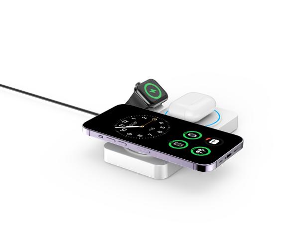 2025 Y388 タイムメス効率的な無線高速充電器 15W/10W Apple And Sansung 製品をサポートする亜鉛無線充電器