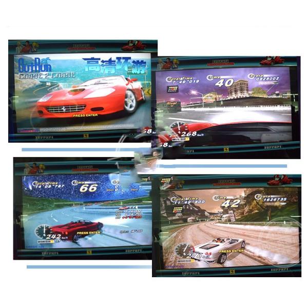 DIY Racing Arcade Game Kit com HD Outrun Arcade Machine para o máximo de diversão de corrida