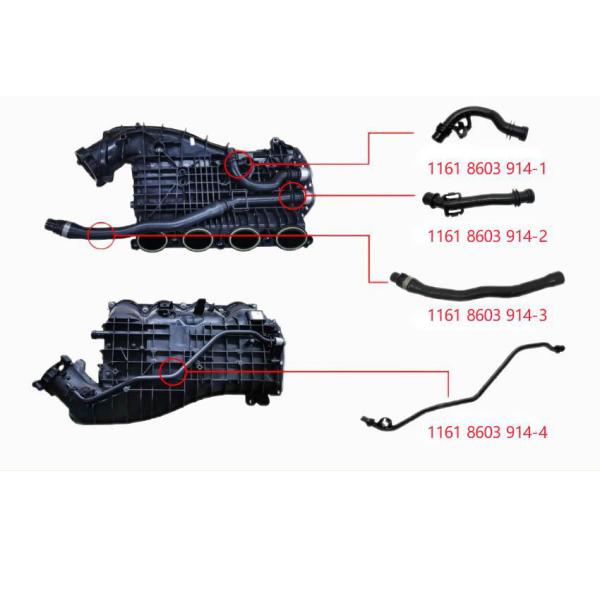 OE Standard Size Intake Manifold Assembly for BMW 3 Series 320i 330i 420i 11618603914
