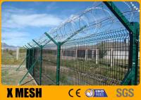 Segurança soldada antiferrugem que cerca 50x100mm Mesh Opening For Airport Highway