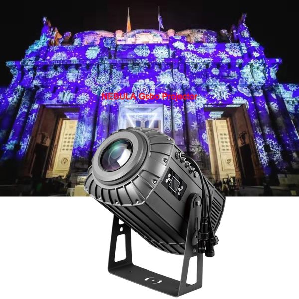 Nebula Dynamic 300w LED Gobo Zoom Image Projection Water Wave Floating Effect Light Gobo Projector