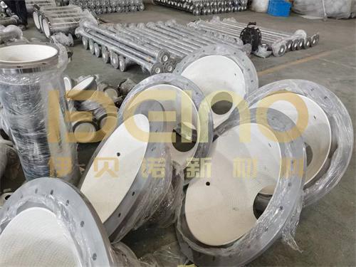 Industrial Wear Resistant Ceramic Pipe Bending Alumina Ceramic Lined Pipe