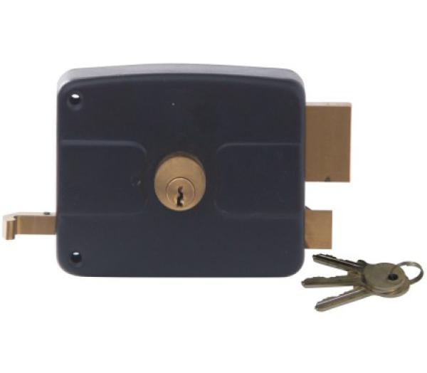 RD-120 / 140 Rim Night Latch Lock , Wooden Door Lock For Entry Latch