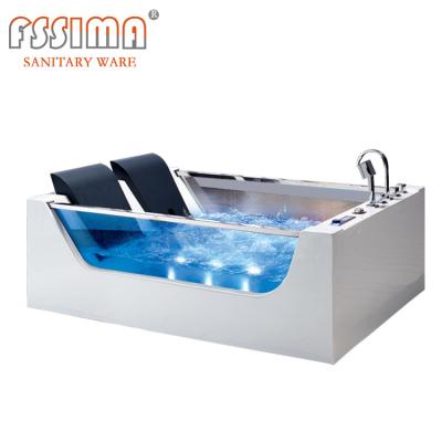 72 banheiras da massagem do ar com controle de computador de Heater Two Side Glass Window