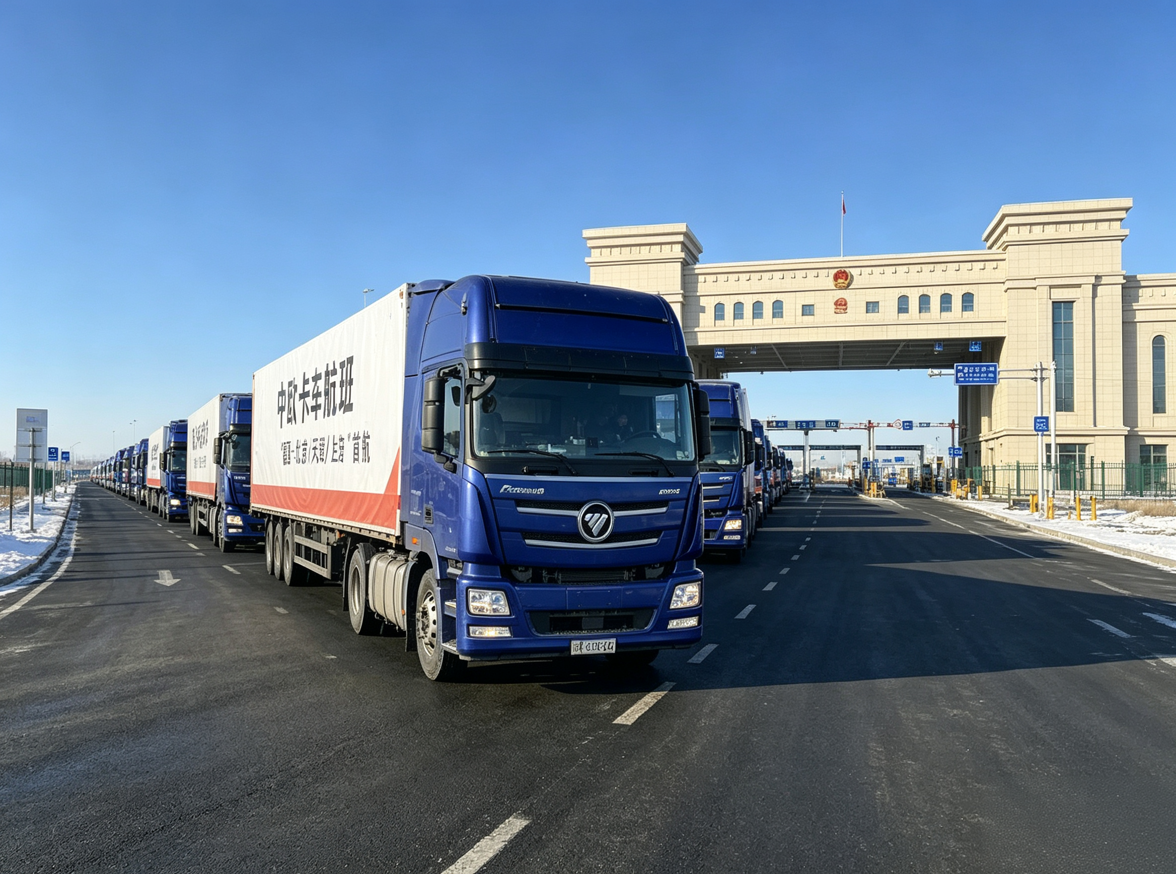TIR Trucking Ship From China To Europe DDP Door To Door Logistics Services Customs Clearance