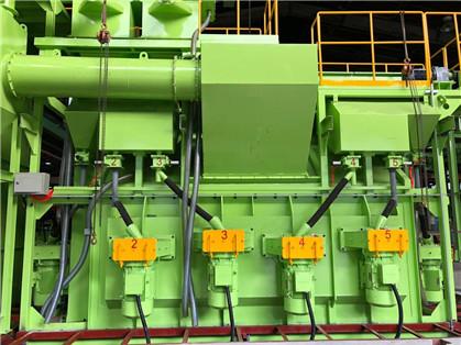 Limpeza do Rebar da barra de Rod Shot Blasting Machine Steel do fio Sa2.5