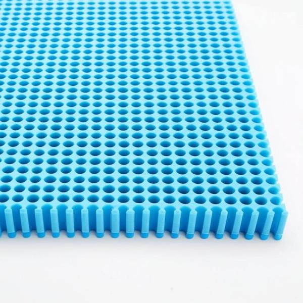 PVC Anti-Slip Bath Mat 12mm Thick 3800g/sqm Hollow Tube