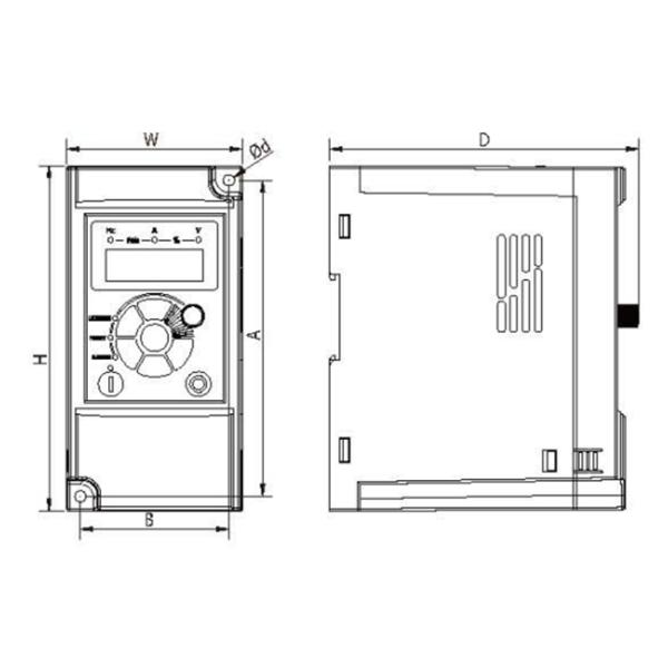 Vfd Drives Variable Frequency Inverter 22KW 380V Low Voltage With STO Function