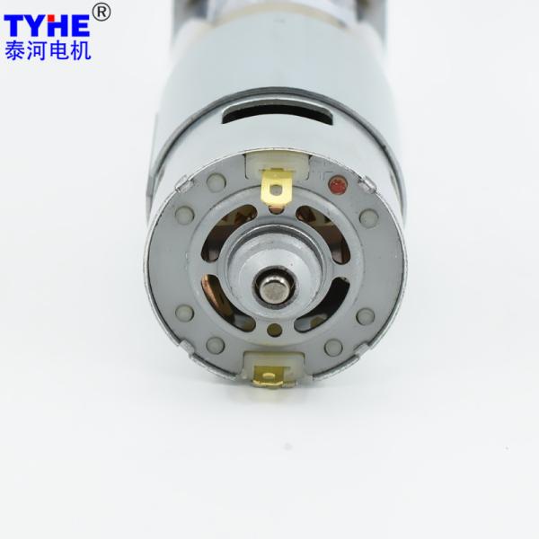 42mm gearbox high strength steel gear 40kgf big torque rs775 12 24 volt dc gear motor for drill
