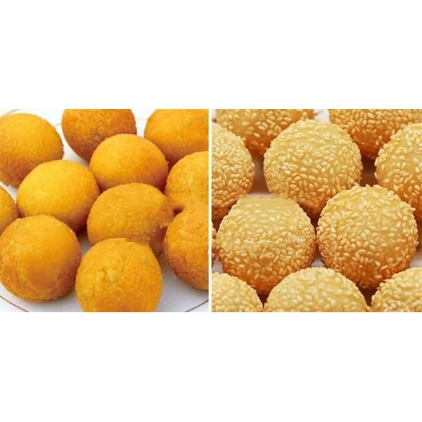 Small Sweet Dumpling Dough Rounding Machine Sesame Balls Dough Rolling Machine
