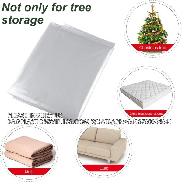 Large Furniture Cover Poly Storage Bag Heavy Duty Sofa Slipover For Moving Long Term Storage 110 X 72, 2 Set