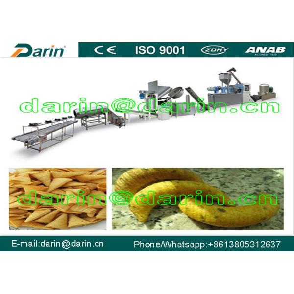 Custom 3D Pellet snack food making machine 200-260kg/H Triangle Roung Tube Onion Ring