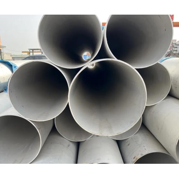 Large Diameter Stainless Steel Tube Hairline Finish Spiral Welded Tube Cold Drawn SS201
