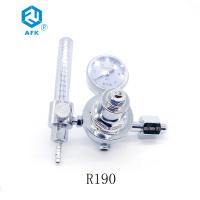 Regulador de pressão ajustável com medidor de fluxo, válvula de pressão Inline industrial