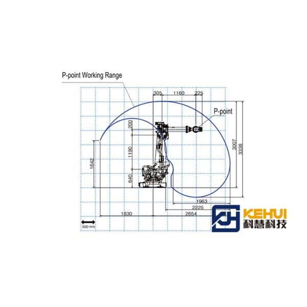 FD-V166 6-AXIS ROBOTS For Spot Welding and handing of heavy loads and handing of heavy loads Current: 85-100A