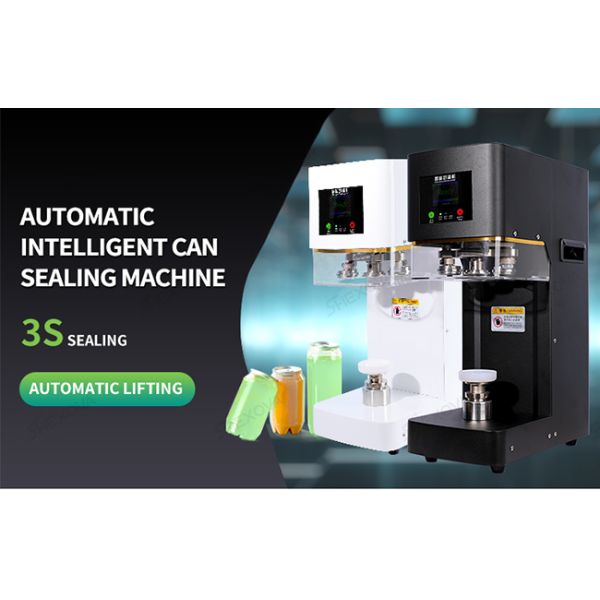 Easy Operate Automatic Pet Can Sealing Machine Packaging Bubble Tea Juice Can Bottle