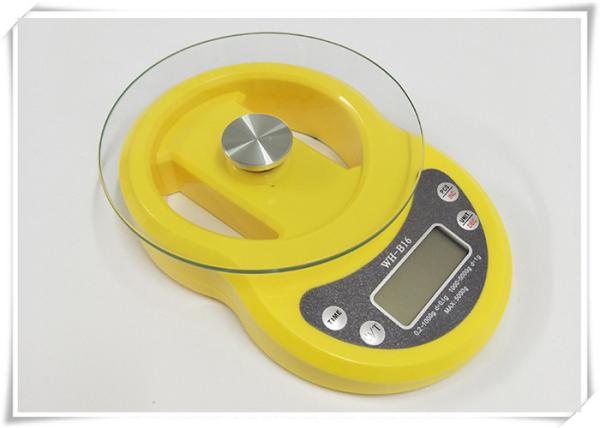 Mini 4MM Glass Weight Scale , Easy To Read Electronic Kitchen Weighing Scales